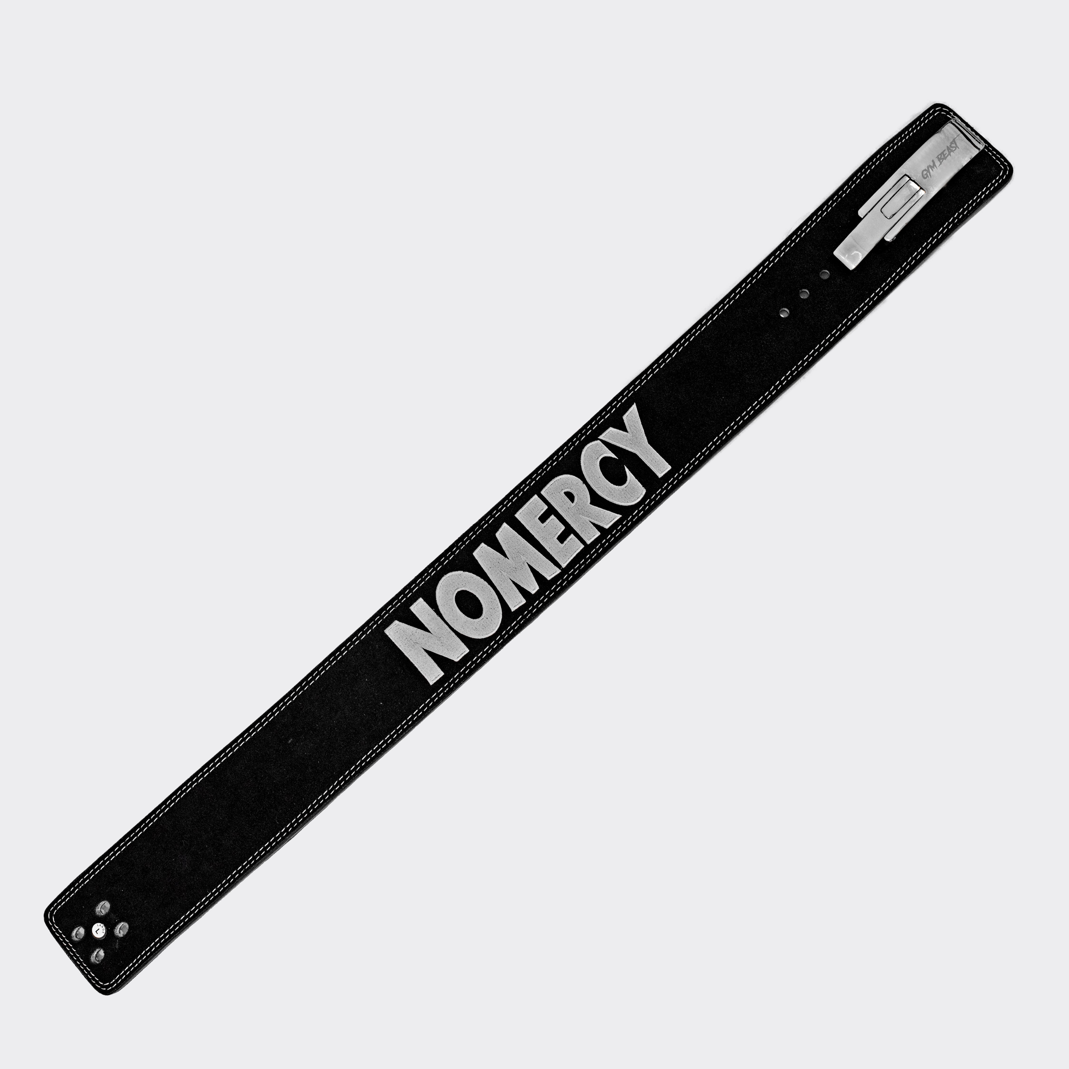 10mm Suede Weight Lifting Lever Belt-No Mercy