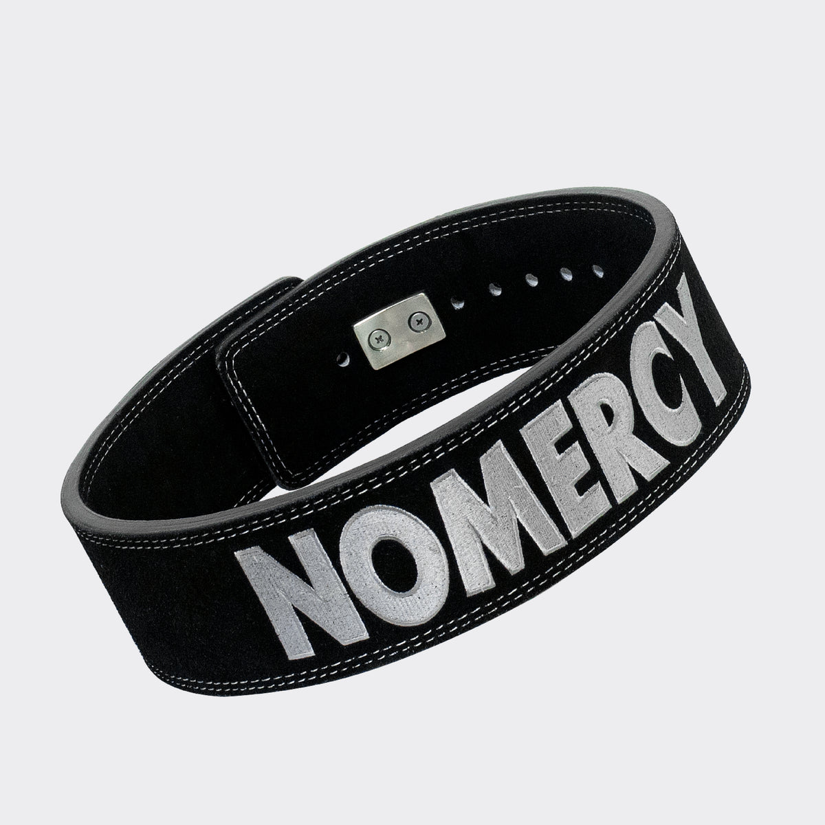 10mm Suede Weight Lifting Lever Belt-No Mercy